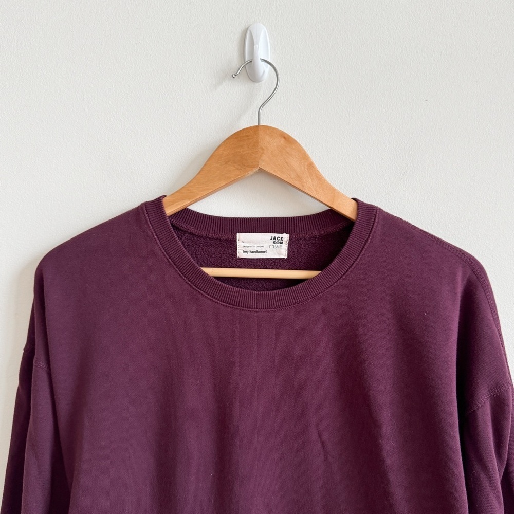 JACKSON ROWE • Vimy Crew Sweatshirt in Saffron - Picture 4 of 9